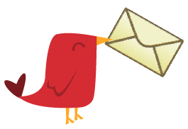 Bird with Envelope